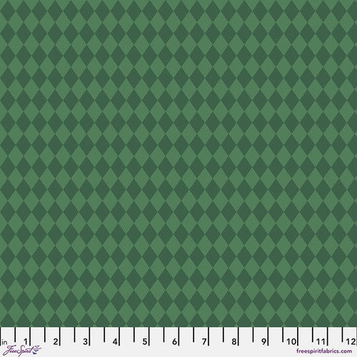 Nation of Flowers Diamond Dark Green PWMN058.DARKGREEN