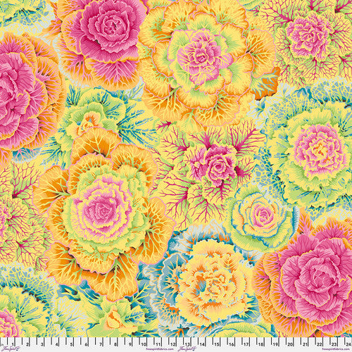 Brassica Green Kaffe Fasett Collective PWPJ051.Yello