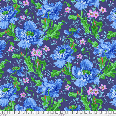 Kaffe Fassett Collective Papaver Blue PWPJ127.BLUE