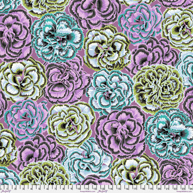Kaffe Fassett Collective Picotee Carnations Contrast PWPJ133.CONTRAST