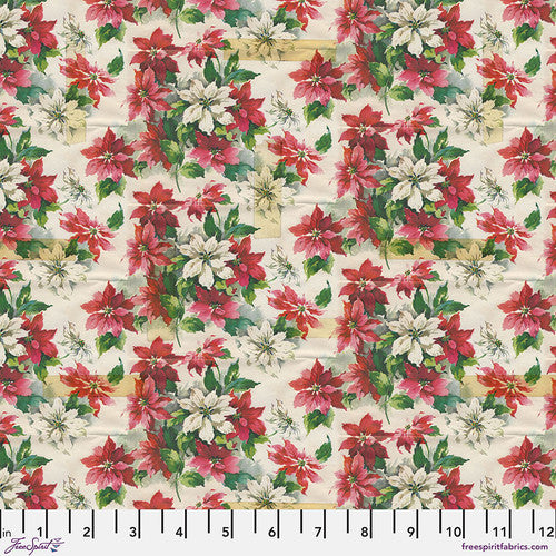 Holidays Past by Tim Holtz Poinsettia Print Multi PWTH201.MULTI