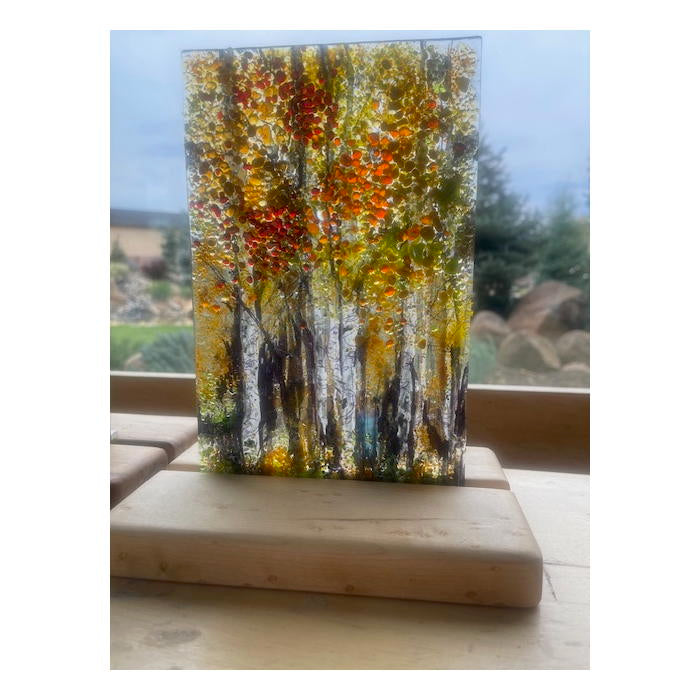 327 Painting with Glass - Aspens with Susie Zeitner on 7/10/2024