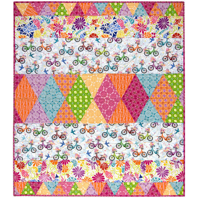 Playtime Flannel - Free Downloadable Quilting Pattern by Valori Wells