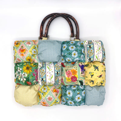 Puff Patchwork Purse Pattern - PDF Download