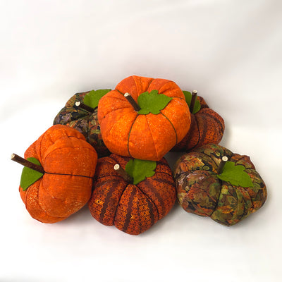 Stuffed Fabric Pumpkins Pattern - PDF Download