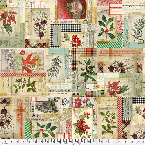 Holidays Past by Tim Holtz Holidays Past Collage Multi 108" QBTH012.MULTI