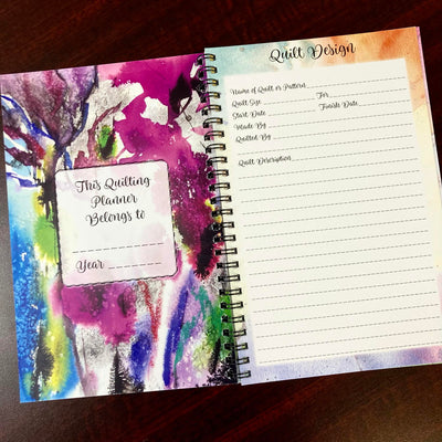 My Quilting Planner by Local Sisters, OR artist DeeAnn Glazier