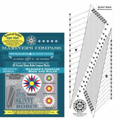 Mariner's Compass - Skinny Robin Booklet and Ruler Combo