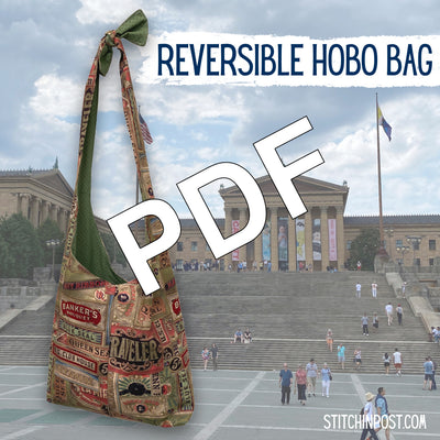 Reversible Hobo Bag Pattern - PDF Download