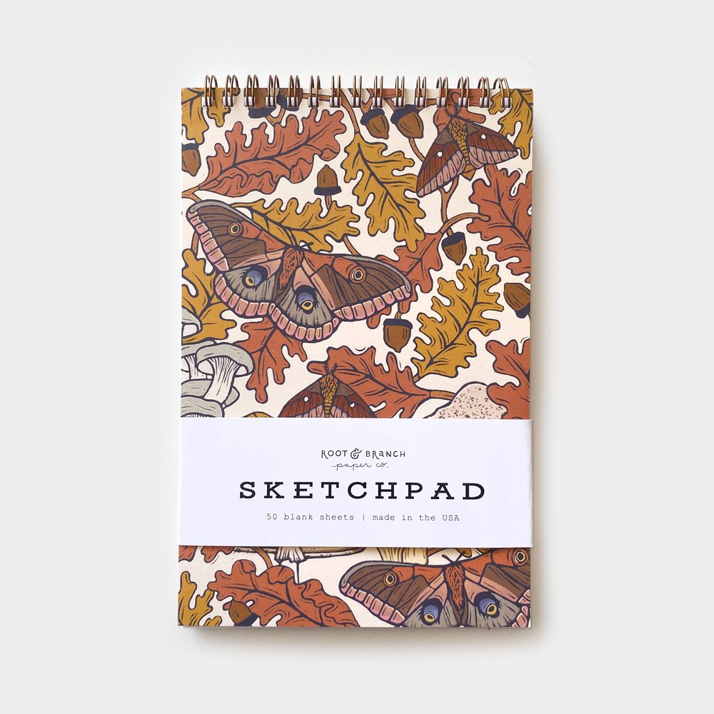 Root & Branch Paper Co. - White Oak Spiral Bound Sketchpad