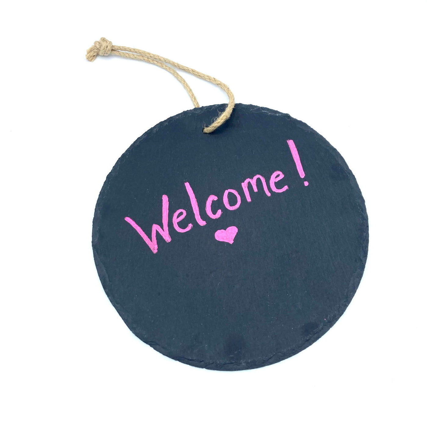 Natural Slate Wall Hanging Board - Round