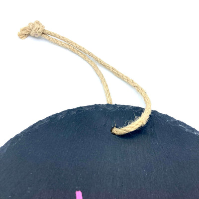 Natural Slate Wall Hanging Board - Round
