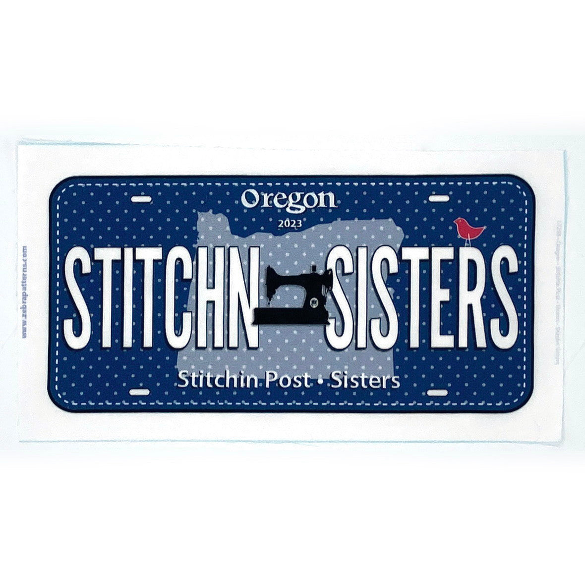 Row by Row 2023 Fabric Plate - Stitchin Sisters