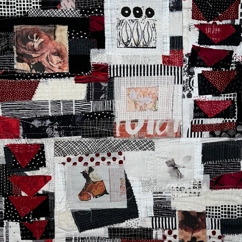 414 - 514 Block At A Time Fabric Collage with Sharon Carvalho on 7/11 - 7/12/2024