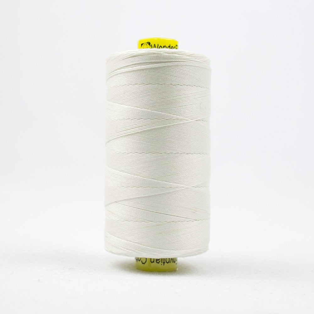Spagetti Solid 12wt Cotton Thread SP4-101 Cream WonderFil