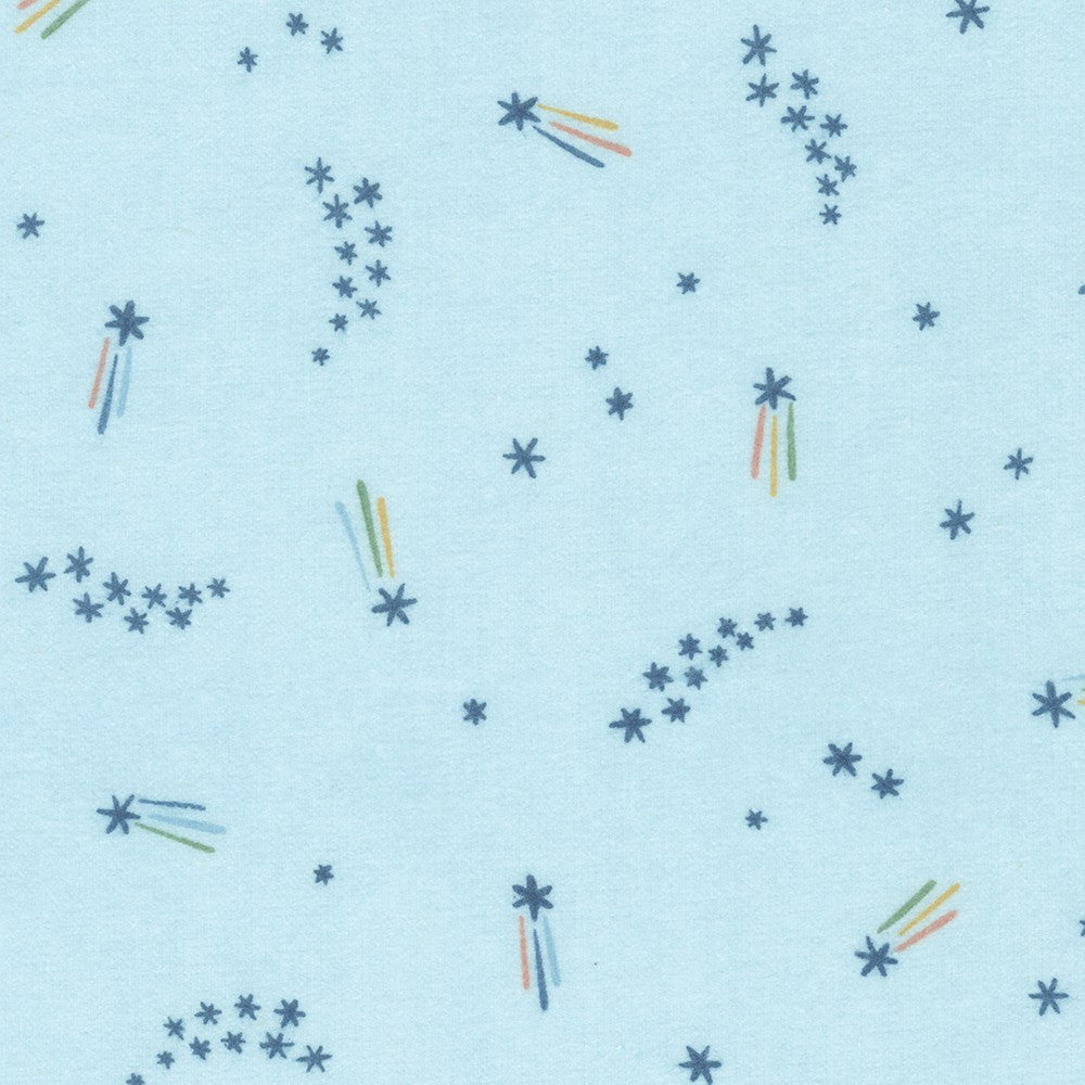 Cozy Cotton Flannel Over the Moon Sky SRKF-21896-63