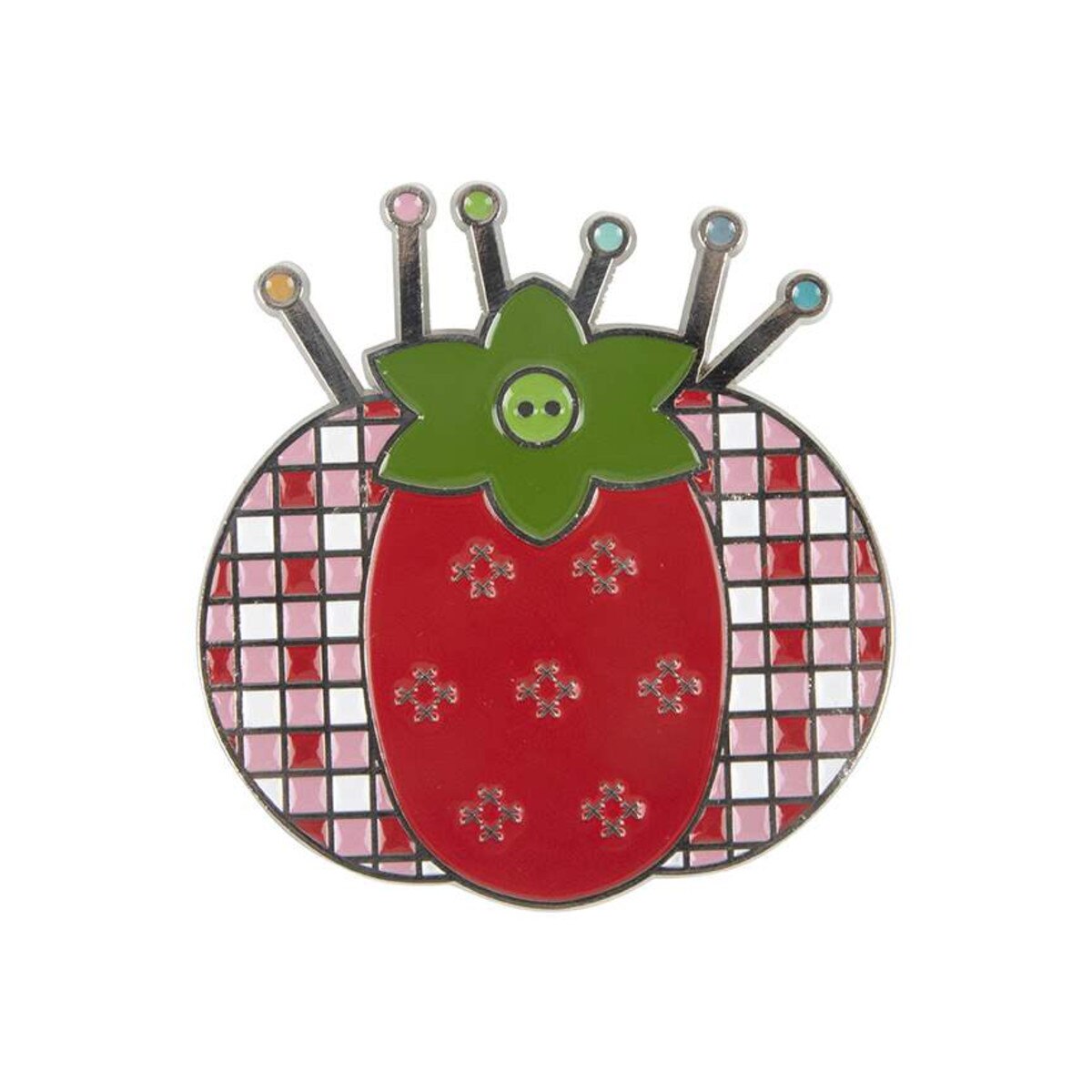 Tomato Pin Cushion Needle Minder - Lori Hold