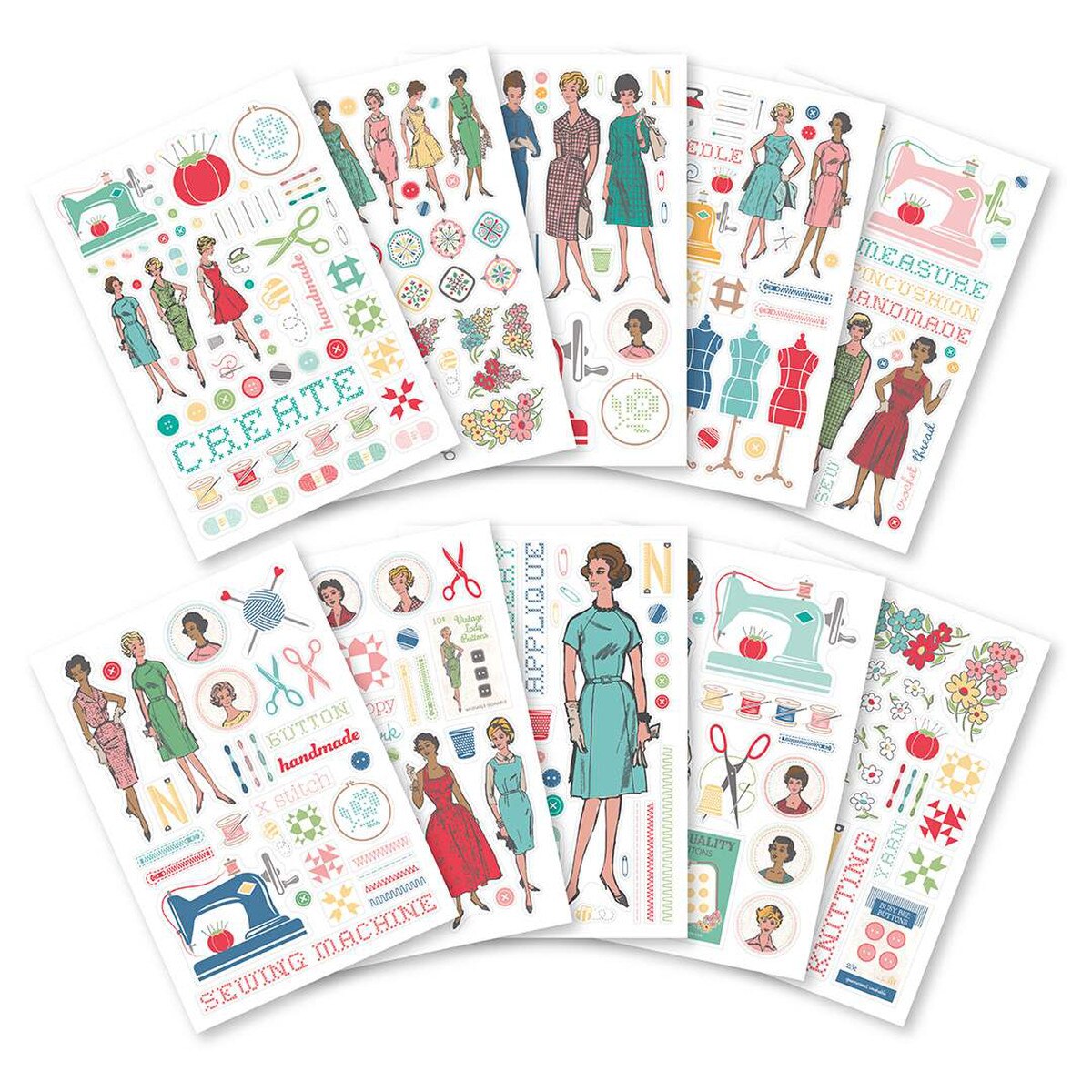 My Happy Place Sticker Set - Lori Holt