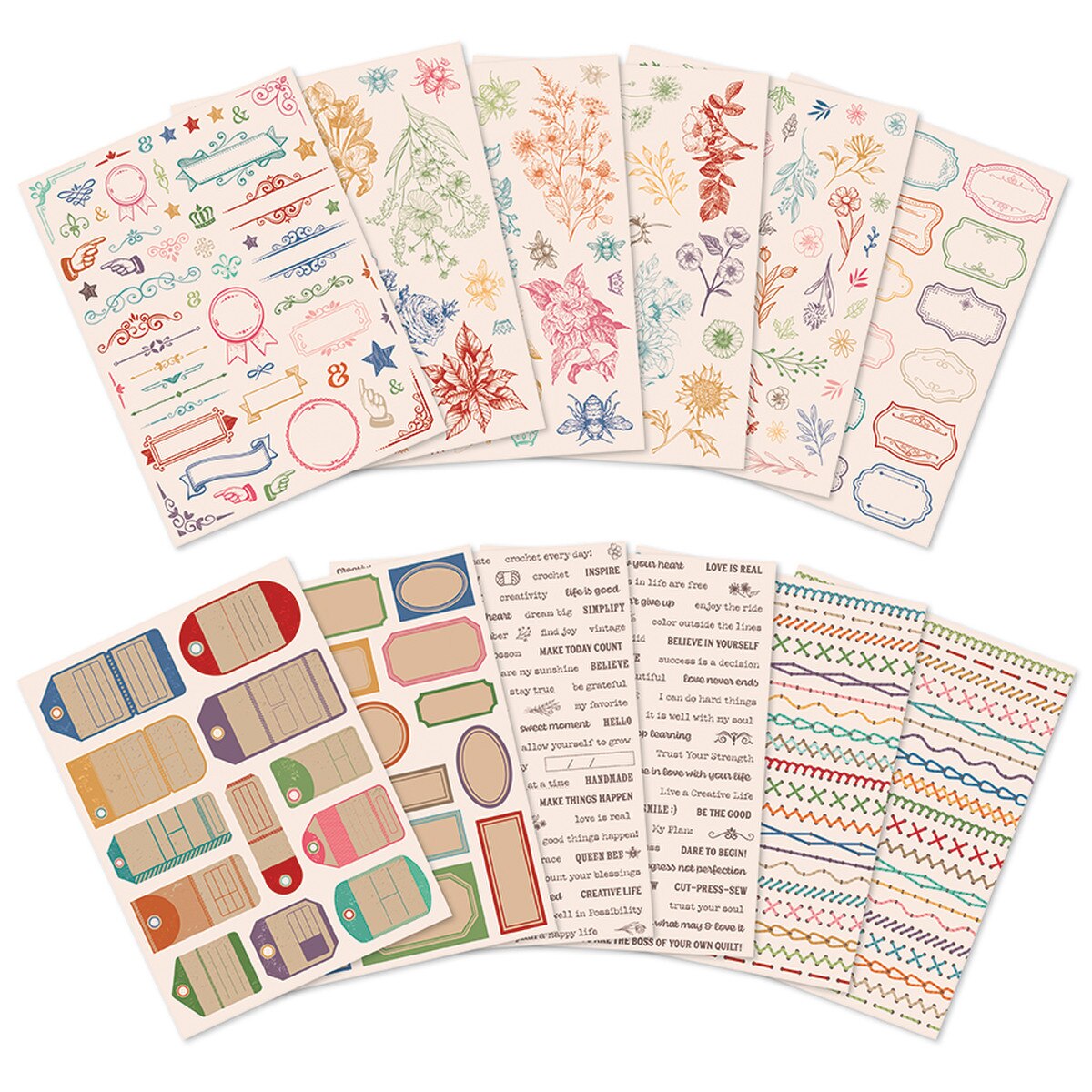 Sew & Stitch Sticker Set - Lori Holt