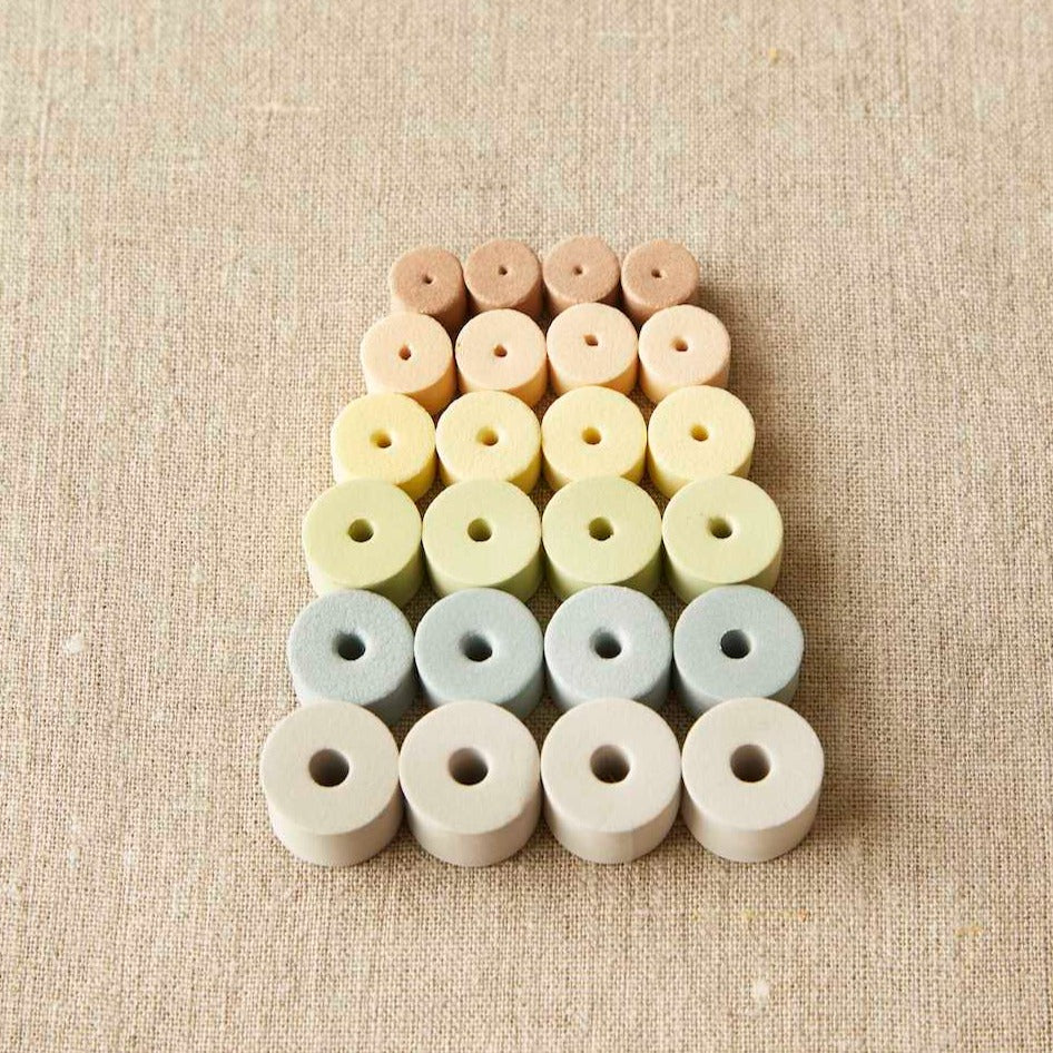 Earth Tone Stitch Stoppers from Cocoknits