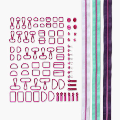 Tula Pink - Essential Hardware & Zippers Bundle