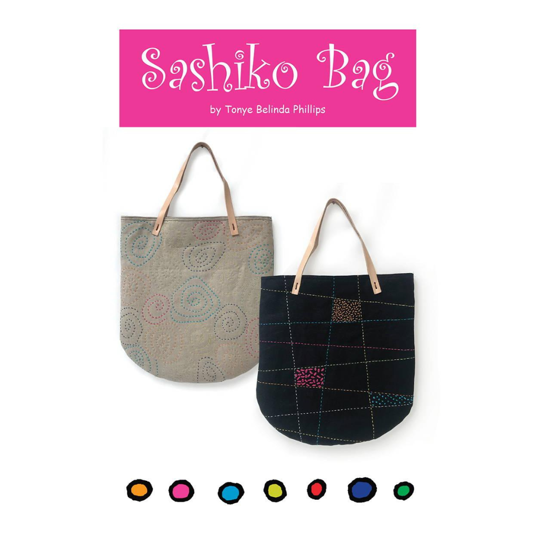 Sashiko Bag Pattern – Stitchin' Post Sashiko Bag Pattern – Stitchin' Post