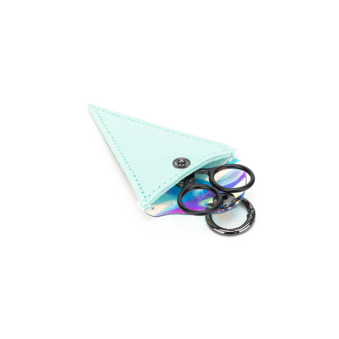 Della Q- Glow Collection- Vinyl Scissor Pocket With Scissor- Starlight