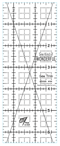 Sew Trim Ruler by Sew Kind of Wonderful – Stitchin' Post