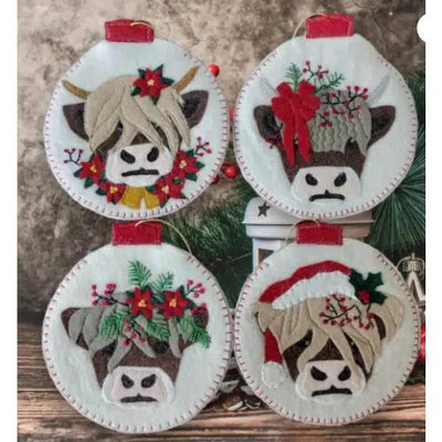 Christmas Cows Ornament Kit