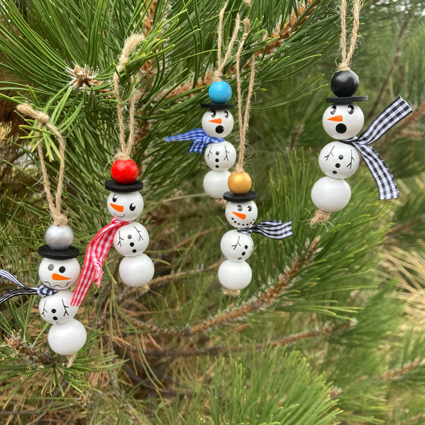 Build your Own Snowman 3 Ornaments Kit - Employee Boutique