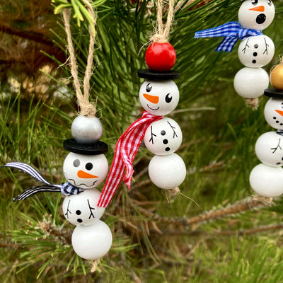 Build your Own Snowman 3 Ornaments Kit - Employee Boutique