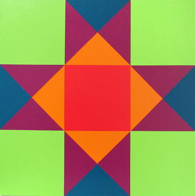 416 Barn Quilt Painting with Sheila Snyder on 7/11/2024