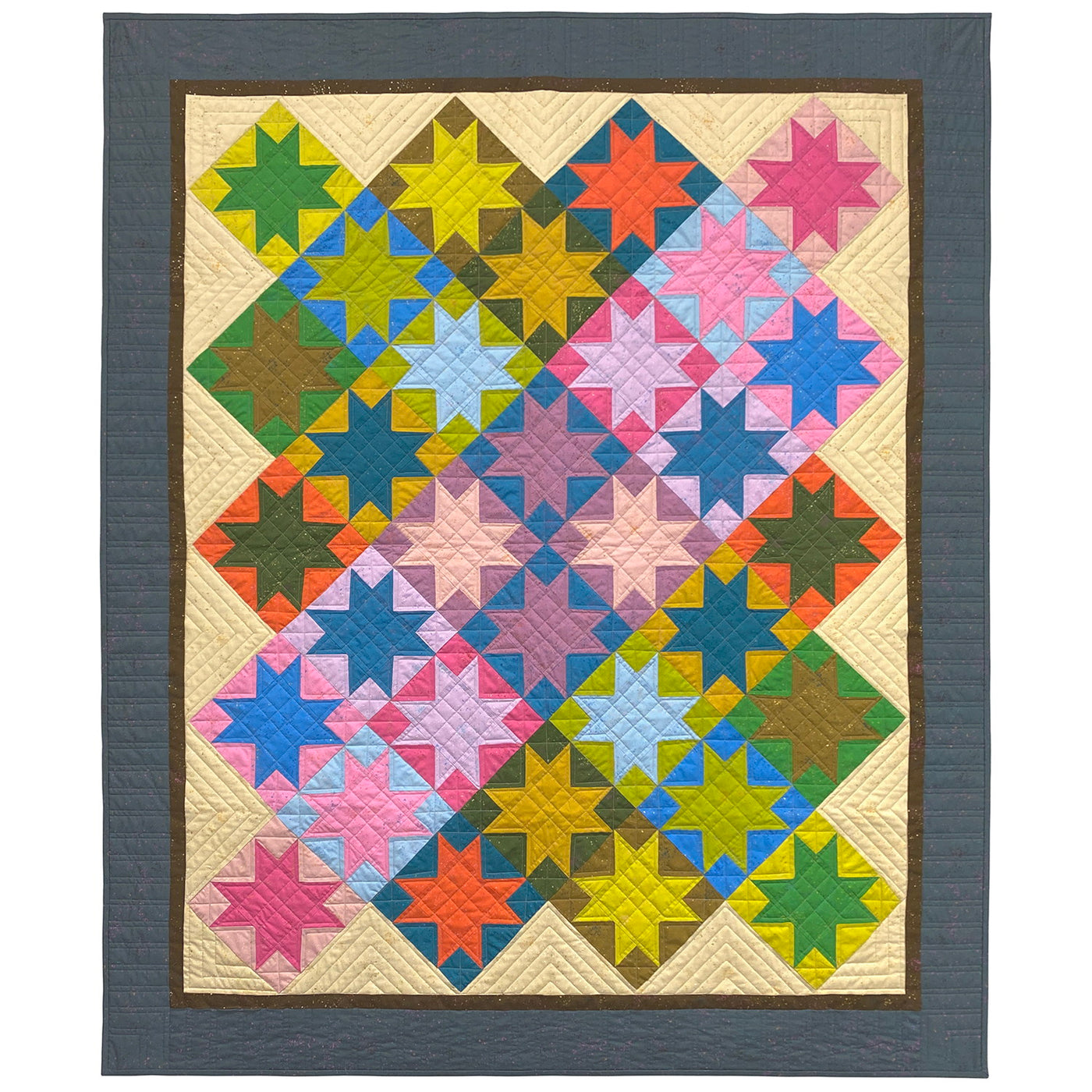 Speckled Sawtooth Garden Quilt Kit