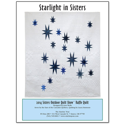 Starlight in Sisters 2014 SOQS Raffle Quilt Pattern