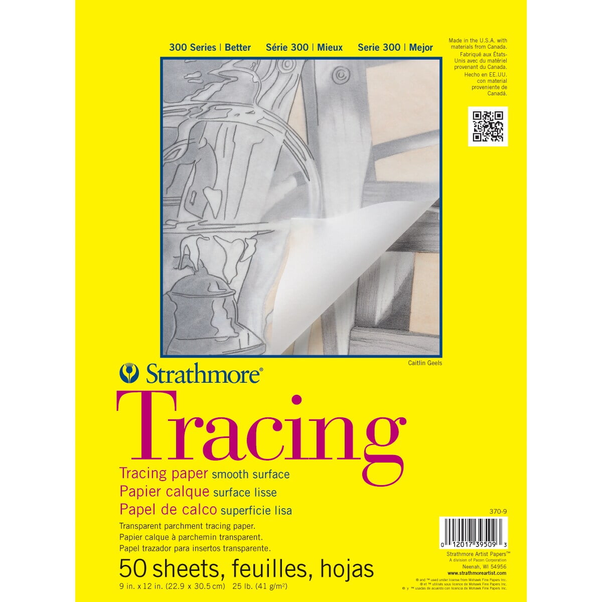 Strathmore Tracing Paper Pad 9" x 12"