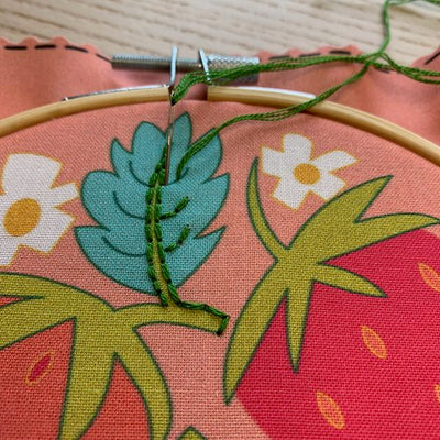 Strawberries Embroidery Kit by Rikrack