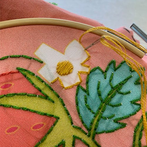 Strawberries Embroidery Kit by Rikrack
