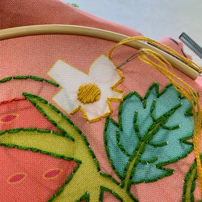 Strawberries Embroidery Kit by Rikrack