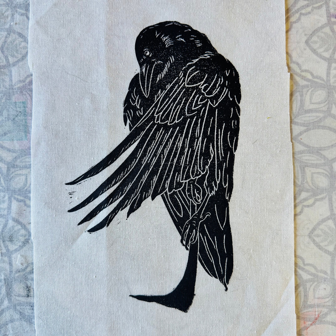 The Crow Commissions - Original Block Prints from Valori Wells
