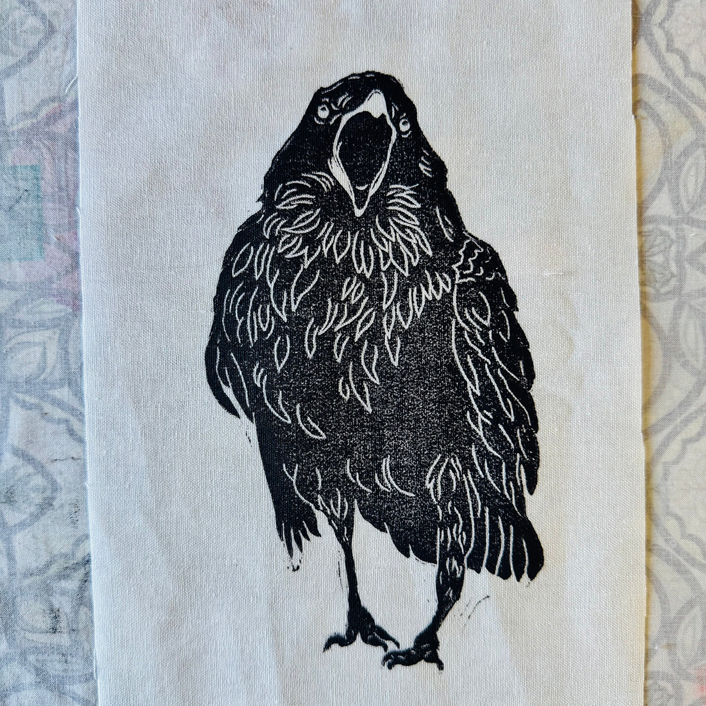 The Crow Commissions - Original Block Prints from Valori Wells