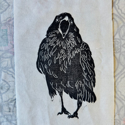 The Crow Commissions - Original Block Prints from Valori Wells