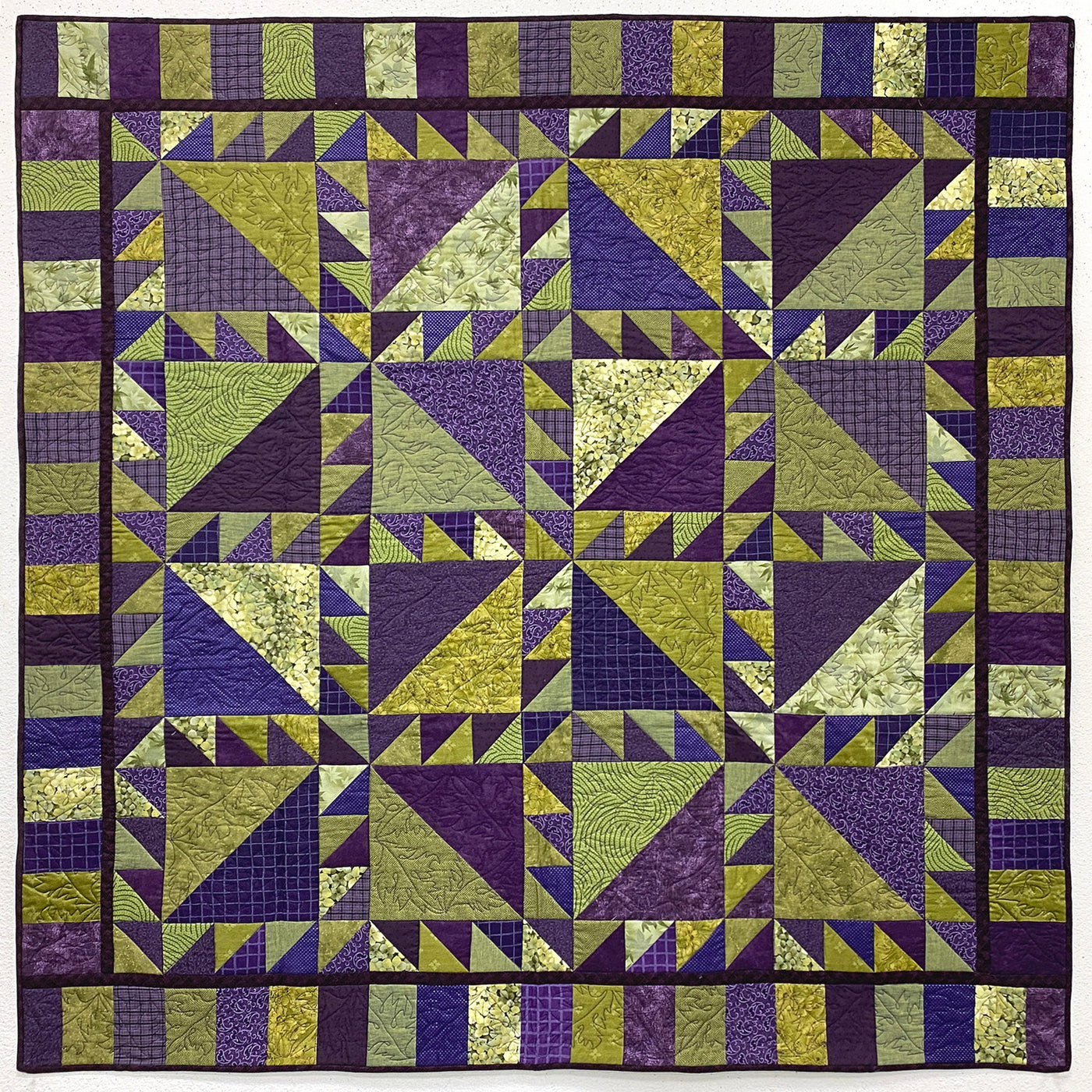 Oregon Grape - Finished Quilt by Lawry Thorn