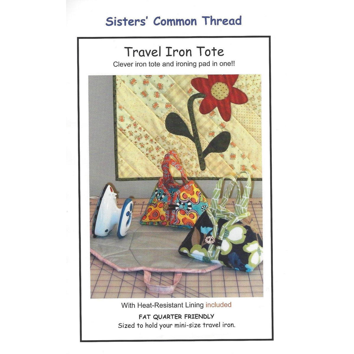 Travel Iron Tote Pattern Sisters Common Thread