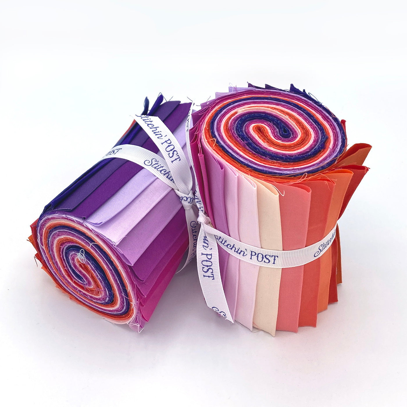 Red/Purple Tula Pink Solid 5 1/2" Strip Roll Precut