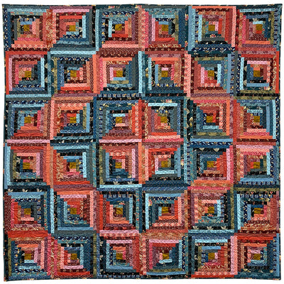 Vintage Log Cabin Quilt Kit