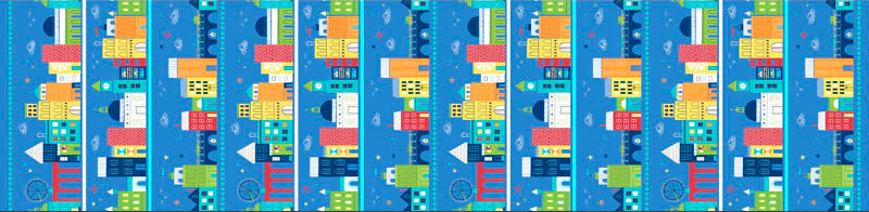 What A World City Street Stripe WAWO 5980 BMU