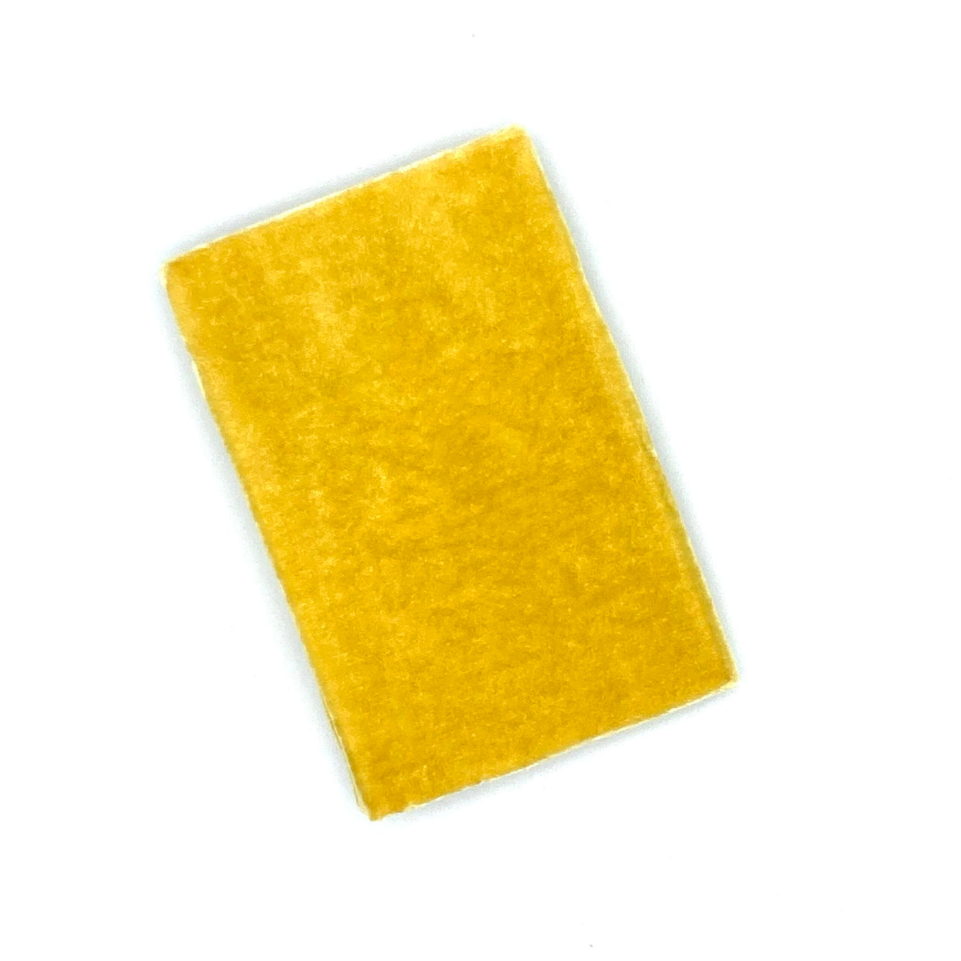 Warm Yellow Hand Dyed Velvet 10.5 x 13