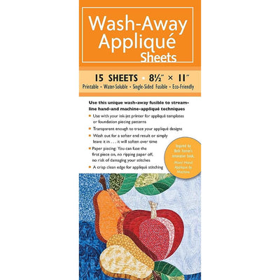 Wash-Away Applique Sheets
