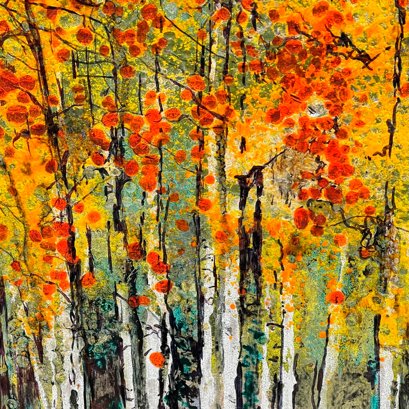 121 Painted Glass – Aspens with Susie Zeitner on 7/7/2025