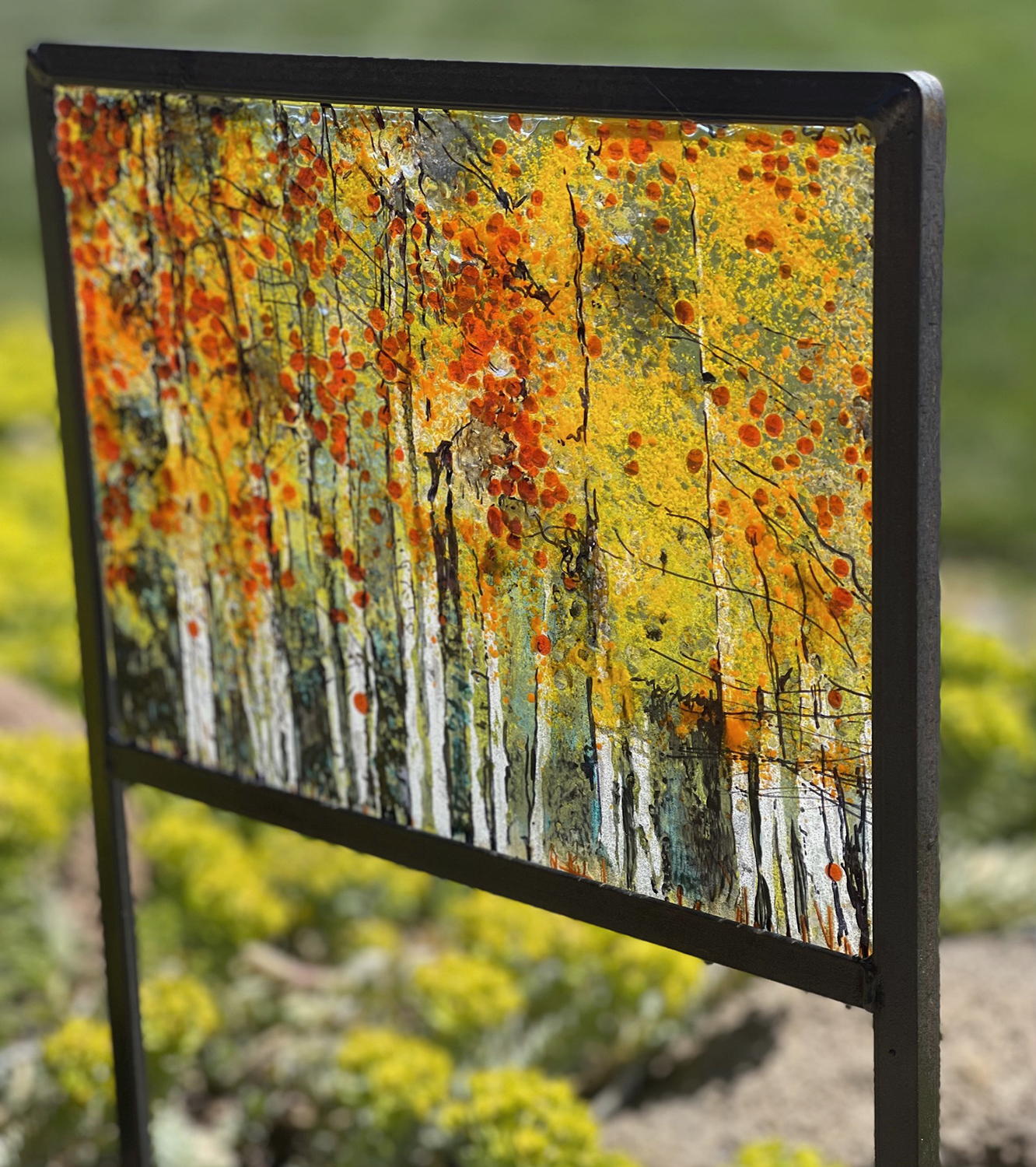 121 Painted Glass – Aspens with Susie Zeitner on 7/7/2025